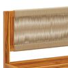 vidaXL Gartensofas-Ecke mit Kissen 2 Stk. Holz Akazie & Seil