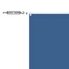 vidaXL Senkrechtmarkise Blau 100x600 cm Oxford-Gewebe