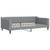 vidaXL Tagesbett Hellgrau 100x200 cm Stoff