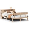vidaXL Massivholzbett mit Regal ohne Matratze 160x200 cm Kiefernholz