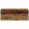 vidaXL H&auml;ngende Nachttische 2 Stk. Altholz-Optik 40x32x15 cm