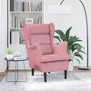 vidaXL Sessel Rosa Samt
