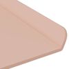 vidaXL Schwebendes Regal 2 pcs Rosa 100 x 18 x 2,5 cm Stahl