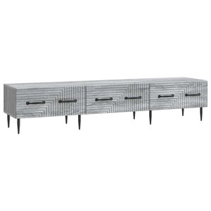 vidaXL TV-Schr&auml;nk Graues Sonoma 147 x 34,5 x 30 cm Holzwerkstoff