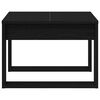 vidaXL Couchtisch Schwarz Eichen-Optik 50 x 50 x 35 cm Holzwerkstoff