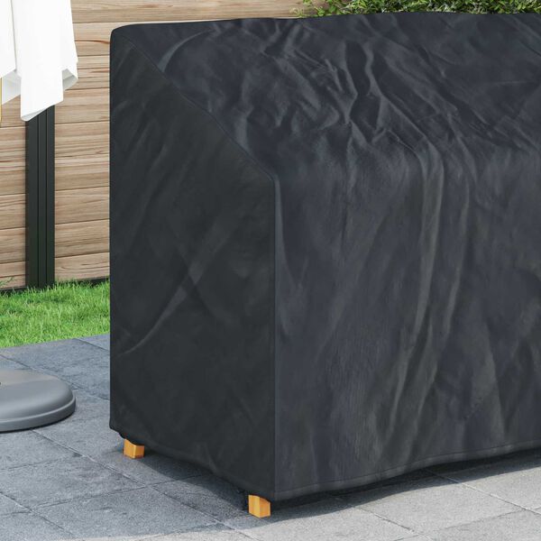 vidaXL Abdeckung f&uuml;r Gartenbank 134 x 70 x 65 / 94 cm 600D Oxford Stoff