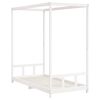 vidaXL Kinderbett Wei&szlig; 90x190 cm Massivholz Kiefer