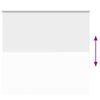 vidaXL Verdunkelungsrollo Wei&szlig; 145x150cm Stoffbreite 141,6cm Polyester