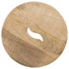 vidaXL Barhocker 2 Stk. Mango Massivholz