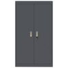 vidaXL Aufbewahrungsschrank 2 pcs Anthrazit 80 x 40 x 140 cm Stahl