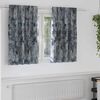 vidaXL Samtvorh&auml;nge mit Vorh&auml;ngen 2 pcs Silber Grau 140 x 140 cm Samt