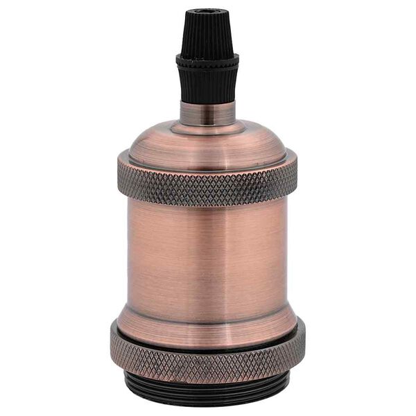vidaXL Lampenfassungen 2 Stk. Rot-Bronze E27