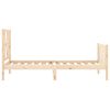 vidaXL Massivholzbett ohne Matratze 100x200 cm Kiefernholz