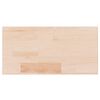 vidaXL Regalboden 40x20x2,5 cm Unbehandeltes Massivholz Eiche