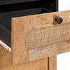 vidaXL Badezimmerschrank Braun 38 x 33 x 160 cm Massivholz Mango