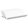 vidaXL Magazinregal mit Regal Wei&szlig; 90 x 53 x 28,5 cm Holzwerkstoff