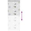 vidaXL Duschrollo mit Kassette 110x240 cm Stoffbreite 106 cm