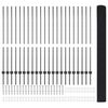 vidaXL Zaun mit Pfosten Grau 1,4 x 50 m Stahl und PVC