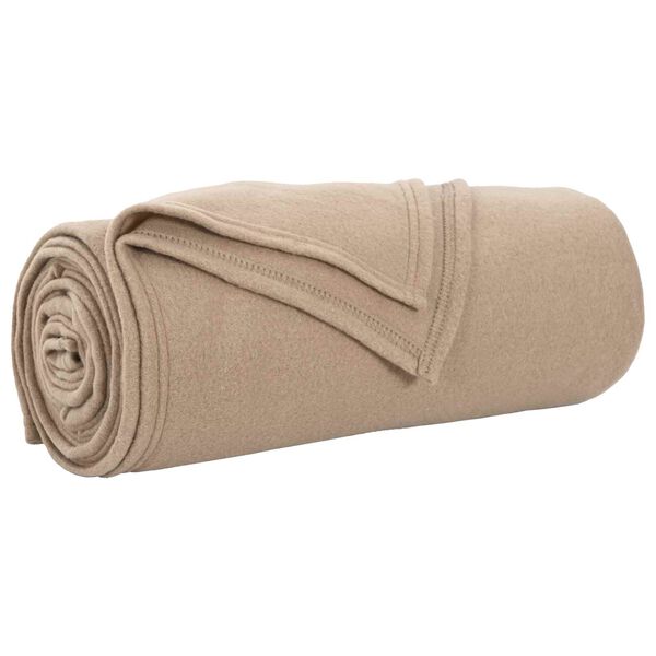vidaXL Wohndecken 24 pcs Kamel 200 x 150 cm Fleece