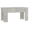 vidaXL Couchtisch Betongrau 101x49x52 cm Holzwerkstoff
