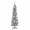 vidaXL K&uuml;nstlicher Weihnachtsbaum mit 300 LEDs mit St&auml;nder Wei&szlig; 180 cm