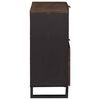 vidaXL Sideboard Braun 80 x 33 x 75 cm massives Mangoholz