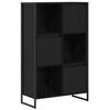 vidaXL B&uuml;cherregal Schwarz Eichen-Optik 68 x 30 x 108.5 cm
