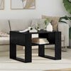 vidaXL Couchtisch Schwarz Eichen-Optik 66 x 53 x 45 cm Holzwerkstoff
