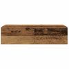 vidaXL Wandregal mit Schubladen Altholz-Optik 60x26,5x15 cm