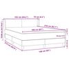 vidaXL Boxspringbett mit Matratze Rosa 160x210 cm Samt