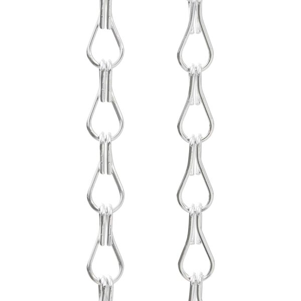 vidaXL T&uuml;rvorhang aus Ketten 90x212 cm Aluminium
