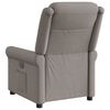 vidaXL Relaxsessel Taupe Stoff