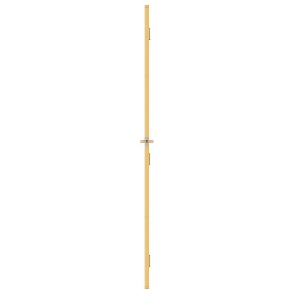 vidaXL Innent&uuml;r Schlank Golden 93x201,5 cm Hartglas und Aluminium