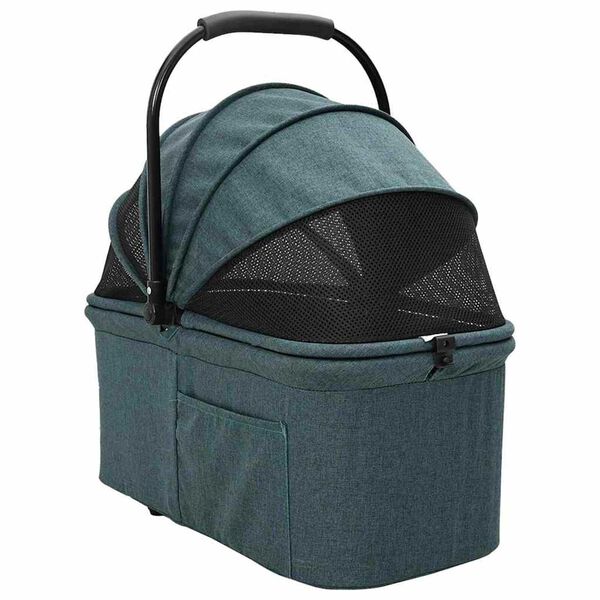 vidaXL Faltbarer Haustierwagen Grün 78 x 54 x 101 cm 600D Oxford Stoff