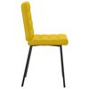 vidaXL Esszimmerst&uuml;hle 4 Stk. Gelb Samt