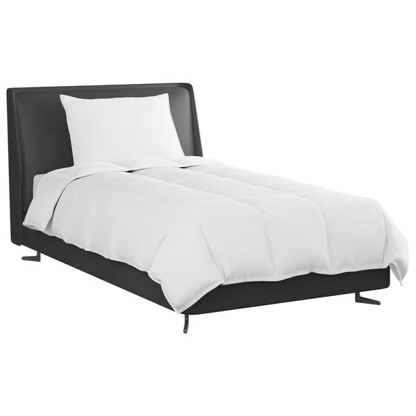 vidaXL Sommerdecke mit Kissen 2 pcs Wei&szlig; Daunenfeder
