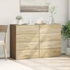vidaXL Sideboards 2 Stk. Sonoma-Eiche 60x39x80 cm Holzwerkstoff