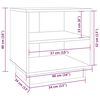 vidaXL Nachttische 2 Stk. 40x34x40 cm Massivholz Kiefer