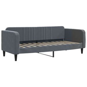 vidaXL Tagesbett Dunkelgrau 80x200 cm Samt