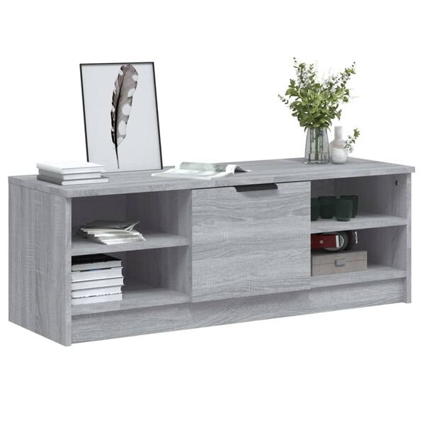 vidaXL TV-Schrank Grau Sonoma 102x35,5x36,5 cm Holzwerkstoff