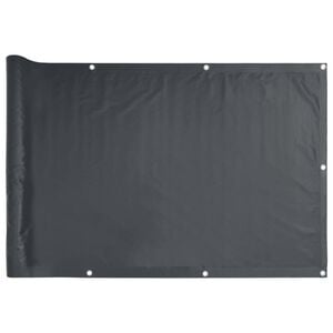 vidaXL Balkonsichtschutz Oxfordgewebe 75x600 cm Anthrazit