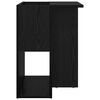 vidaXL Beistelltisch Schwarz Eichen-Optik 35 x 40 x 55 cm