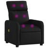 vidaXL Massage-Relaxsessel Schwarz Kunstleder