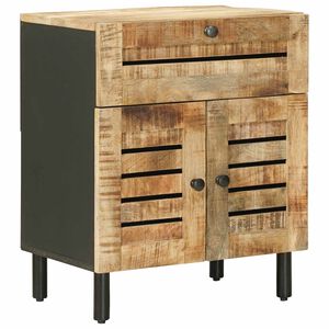 vidaXL Nachttisch Natur 50 x 33 x 60 cm Massivholz Mango