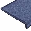 vidaXL Stufenmatten 30 Stk. 65x21x4 cm Blau Rechteckiger Rand
