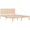 vidaXL Massivholzbett ohne Matratze 200x200 cm Kiefer