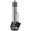 vidaXL 5-teiliges Kaminbesteck-Set 18 x 66 cm Stahl