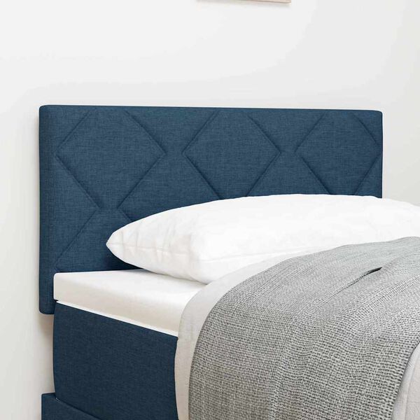 vidaXL Kopfteil mit Kopfteil Blau 80 cm Kunstleder