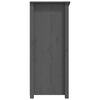 vidaXL Sideboard Grau 83x41,5x100 cm Massivholz Kiefer