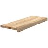 vidaXL Treppenstufen 8 Stk. Unbehandelt 70x25x2 cm Massivholz Eiche